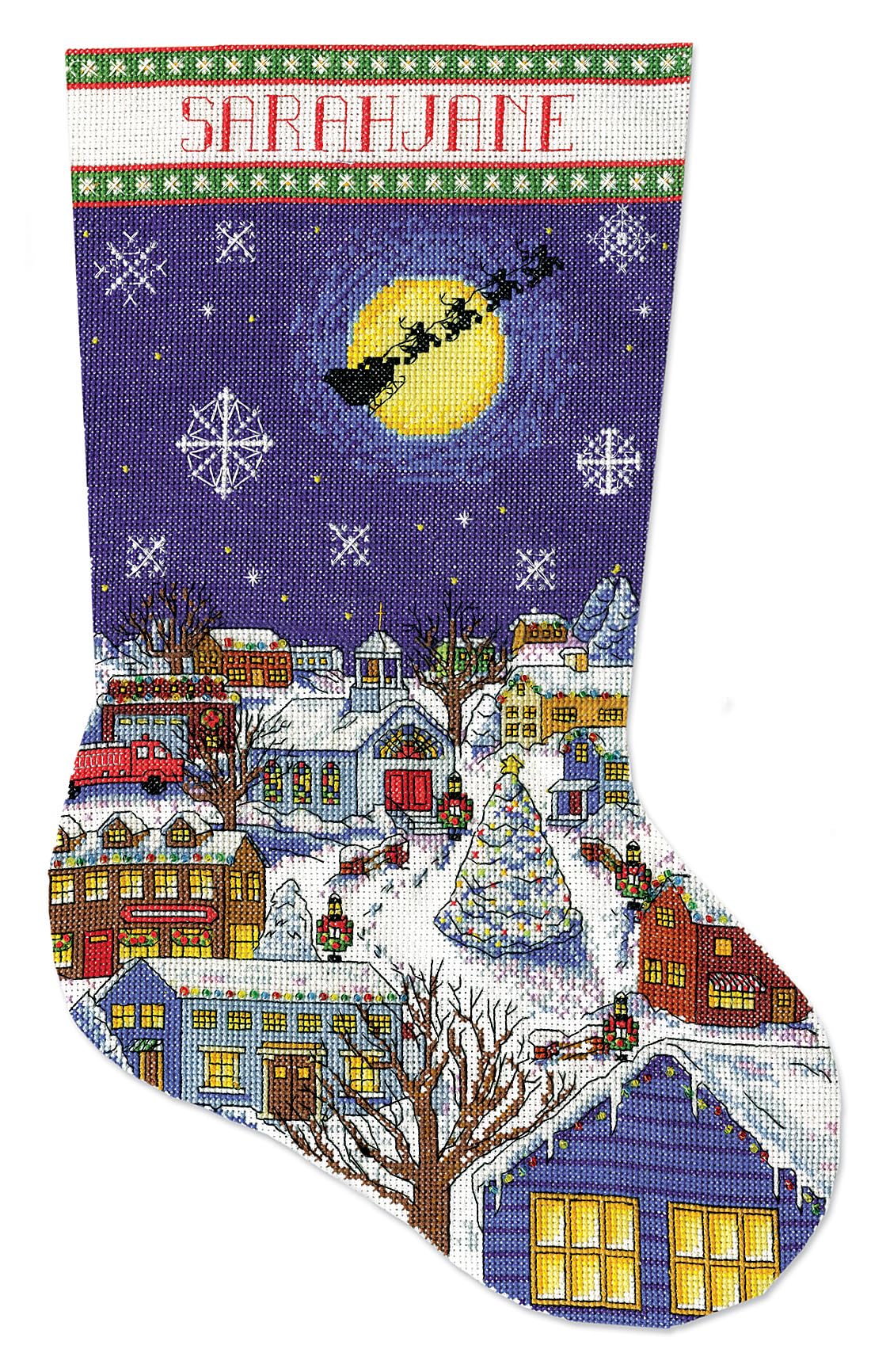 Amazon.com: Design Works Crafts Christmas Eve Counted Cross Stitch